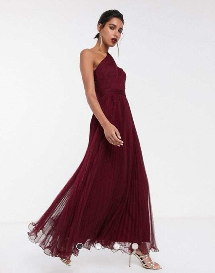 Asos Vestiti: ASOS Gown (Burgundy) – Nuovo (secondo la descrizione) da Basadingen venduto da ChristabelsCloset