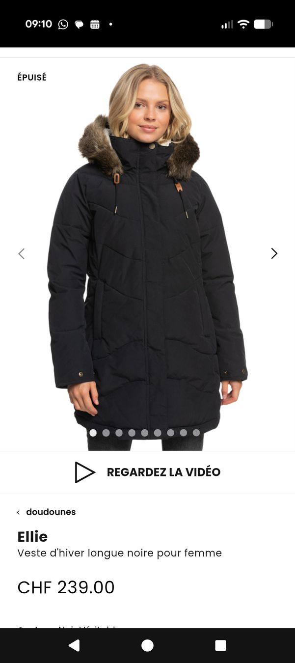 Roxy Cappotti: Manteau chaud Roxy – Nuovo (secondo la descrizione) da Courtételle venduto da Tamcha