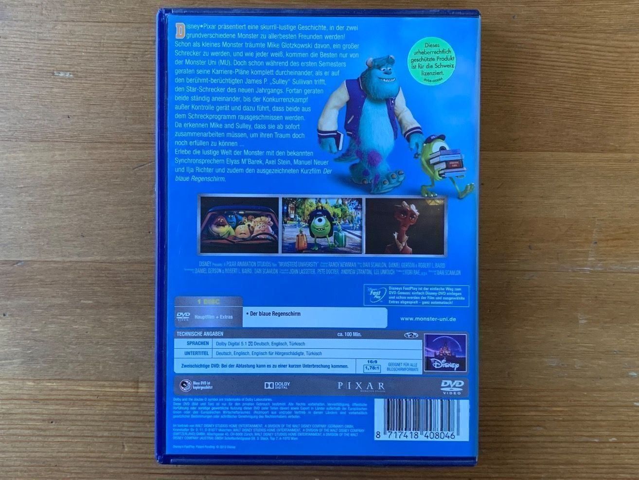 Alle DVDs: Die Monster Uni – Gebraucht aus Stein am Rhein von Karisma78 1