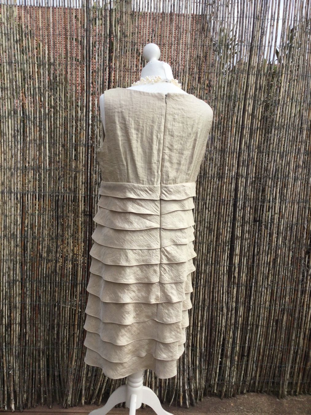 Vestiti: Robe dorée à froufrous SIXTH SENSE, taille L – Nuovo (secondo la descrizione) da Agiez venduto da chouchanelle 4