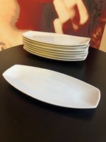 Schöne Teller, 29x13 cm, Preis für alle 8 Stück, Neu