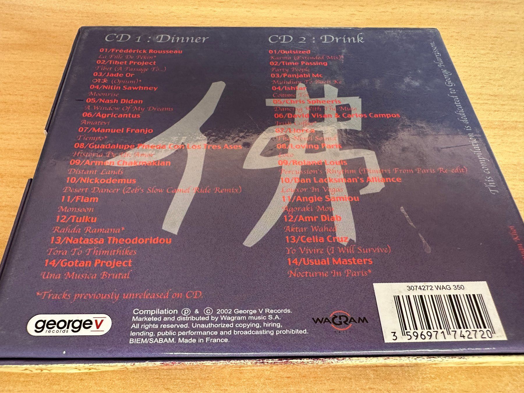 CD: David Visan – Buddha-Bar IV - 2 CD – Usato da Rikon im Tösstal venduto da Alpenmutz 1