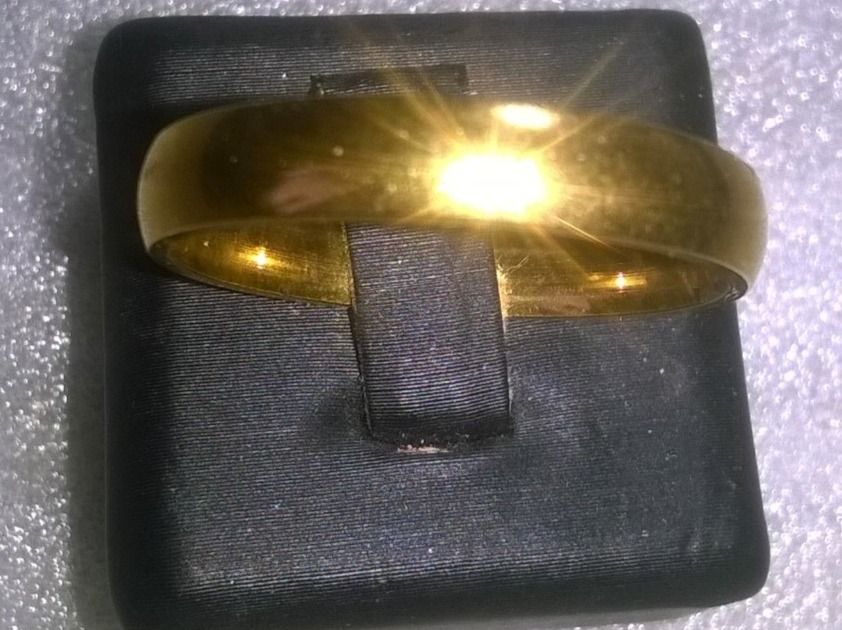 Ringe: RING EDELSTHAL VERGOLDET ,,,GLANZIG – Neu (gemäss Beschreibung) aus Basel von bijoutrie_4