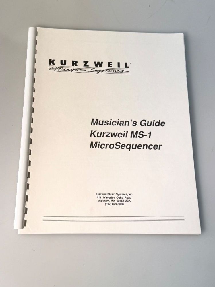 Strumenti musicali: Kurzweil MS-1 Microsequencer – Nuovo (secondo la descrizione) da Schaffhausen venduto da outlet-music 3