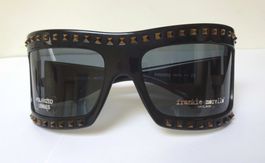 Frankie Morello - Neue Sonnenbrille  - schwarz mit Nieten
