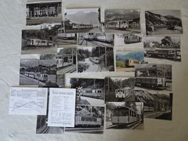 Brunnen-Morschach-Axenstein Bahn Postkarten AK