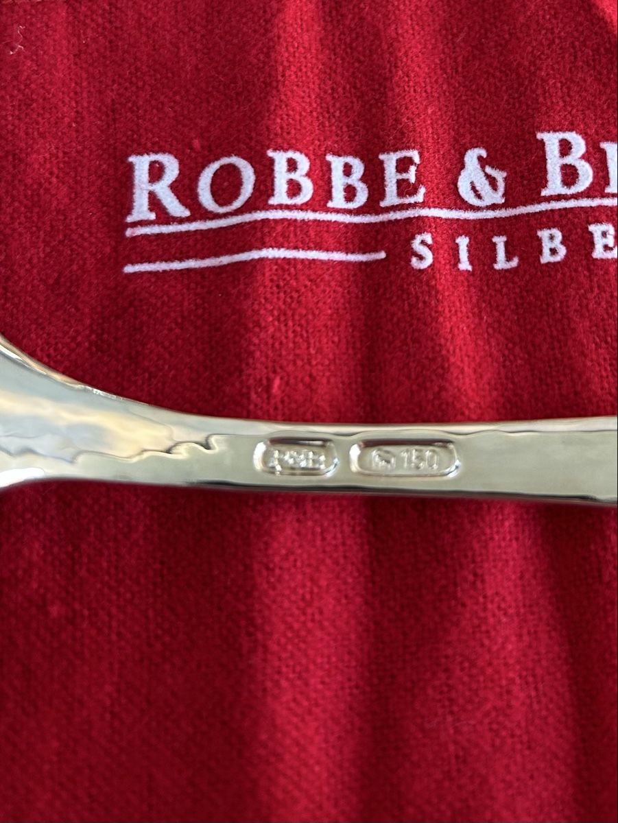 Robbe & Berking Löffel: Robbe & Berking Martelé 6 Menülöffel – Gebraucht aus Winterthur von RedRum68 1
