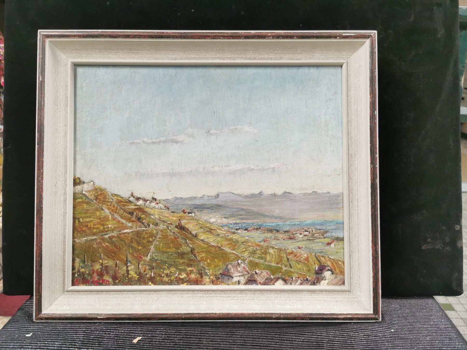 Gemälde: HUILE SUR PANNEAU SIGNÉE ET. MEYER – Gebraucht aus Genève von Qanil77