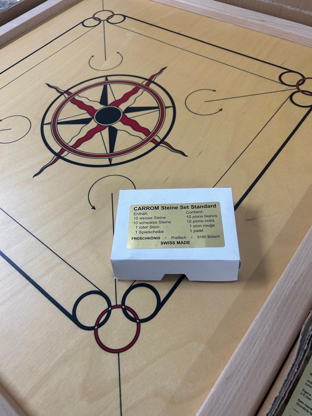 Giochi: Brettspiel Carrom Carambol 66cm – Usato da Staufen venduto da MARINTSUM 2