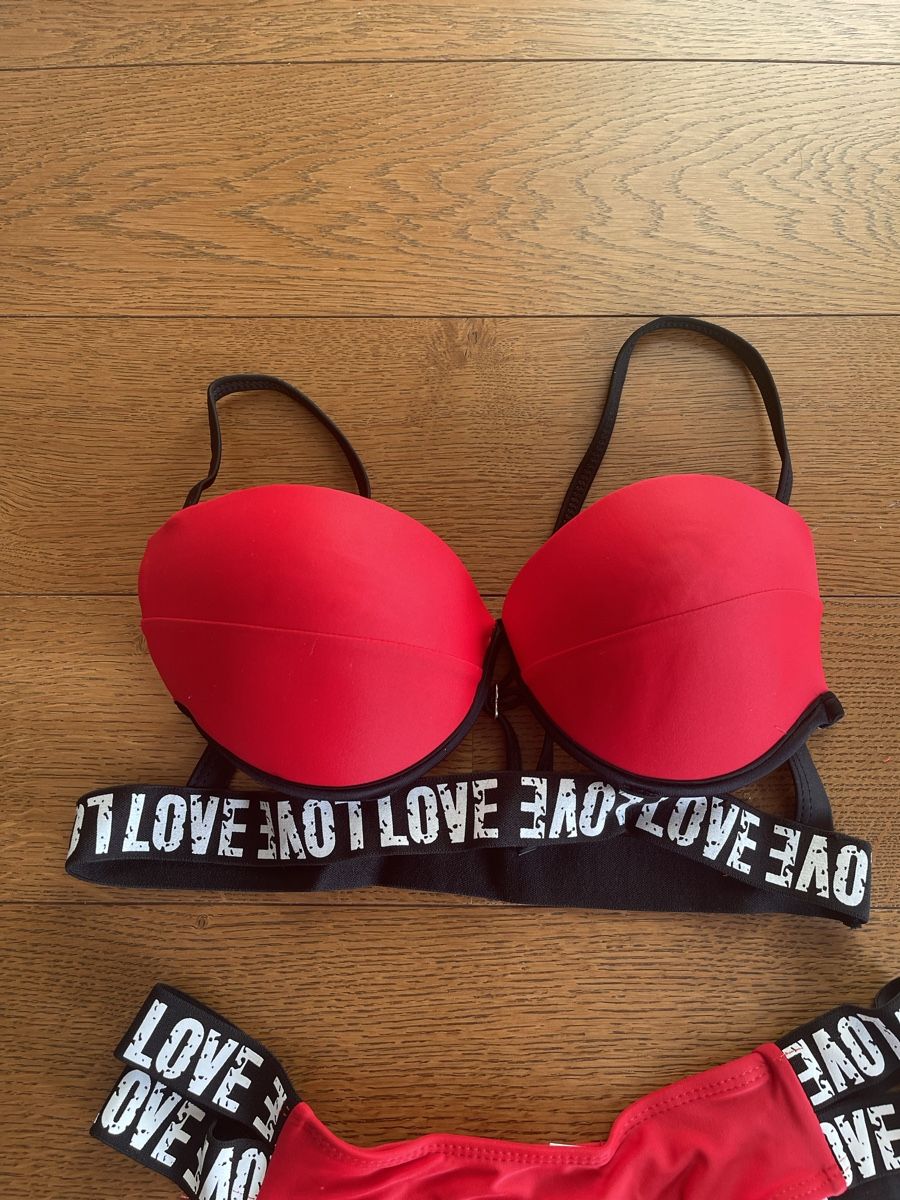 Costumi da bagno & Bikini: Rotes Bikini mit Love Print Gr M Neu! – Nuovo e nell'imballaggio originale da Bassersdorf venduto da Sandy456 2
