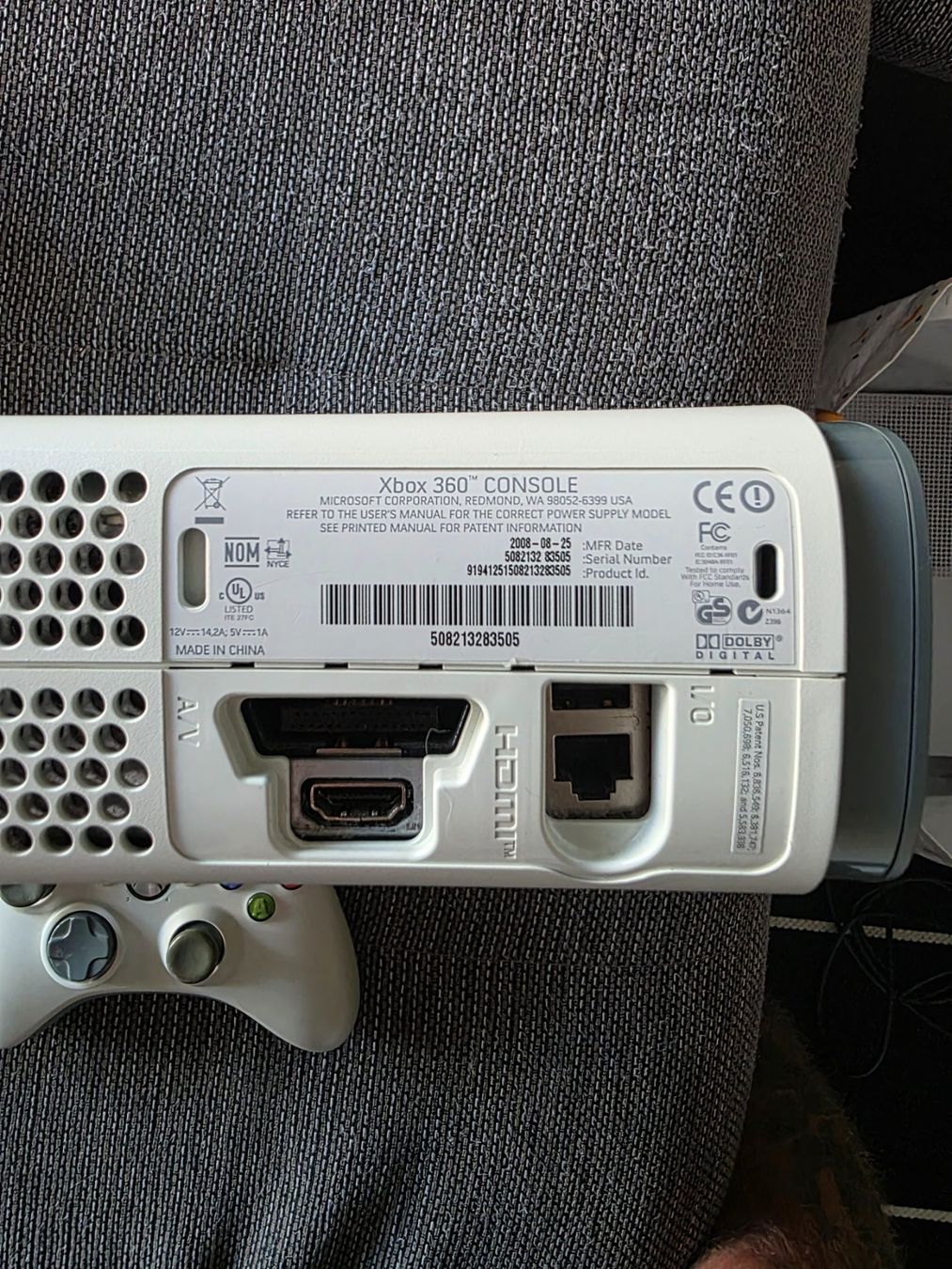 Microsoft Console: Console Microsoft Xbox 360 avec 2 manettes et 2 jeux – Usato da Genève venduto da luc_qhh2 2