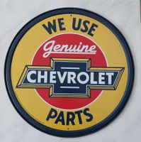 Blechschild Chevrolet  Ø 30 cm