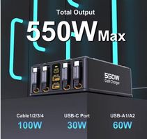 Ladestation 550W GaN 7-in-1