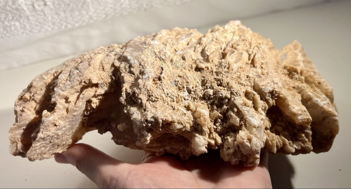 Minerali & Pietre curative: Grand Spécimen de Gypse Fer de Lance Collection Curiosité – Usato da Genève venduto da DELIRBEADS 7