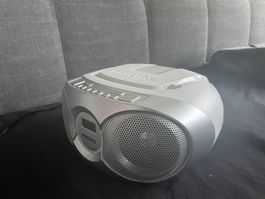 Philips CD-Player AZ215/AZ216 – silber – mit Bedienungsanl.
