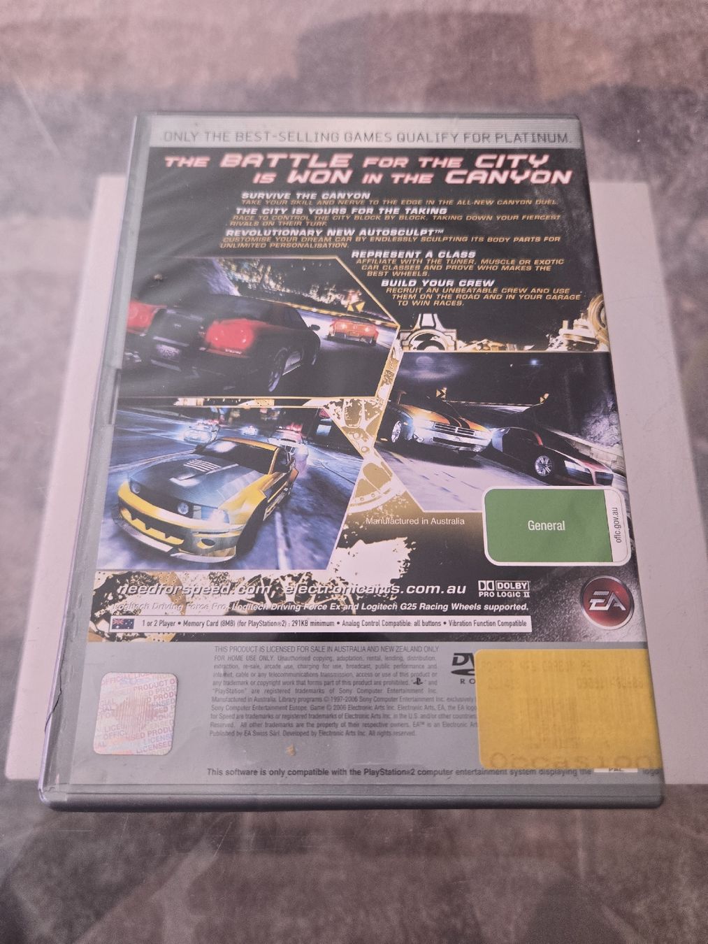 Jeux: Need For Speed Carbon PS2 – D'occasion à Bussigny par Kfdlt 1