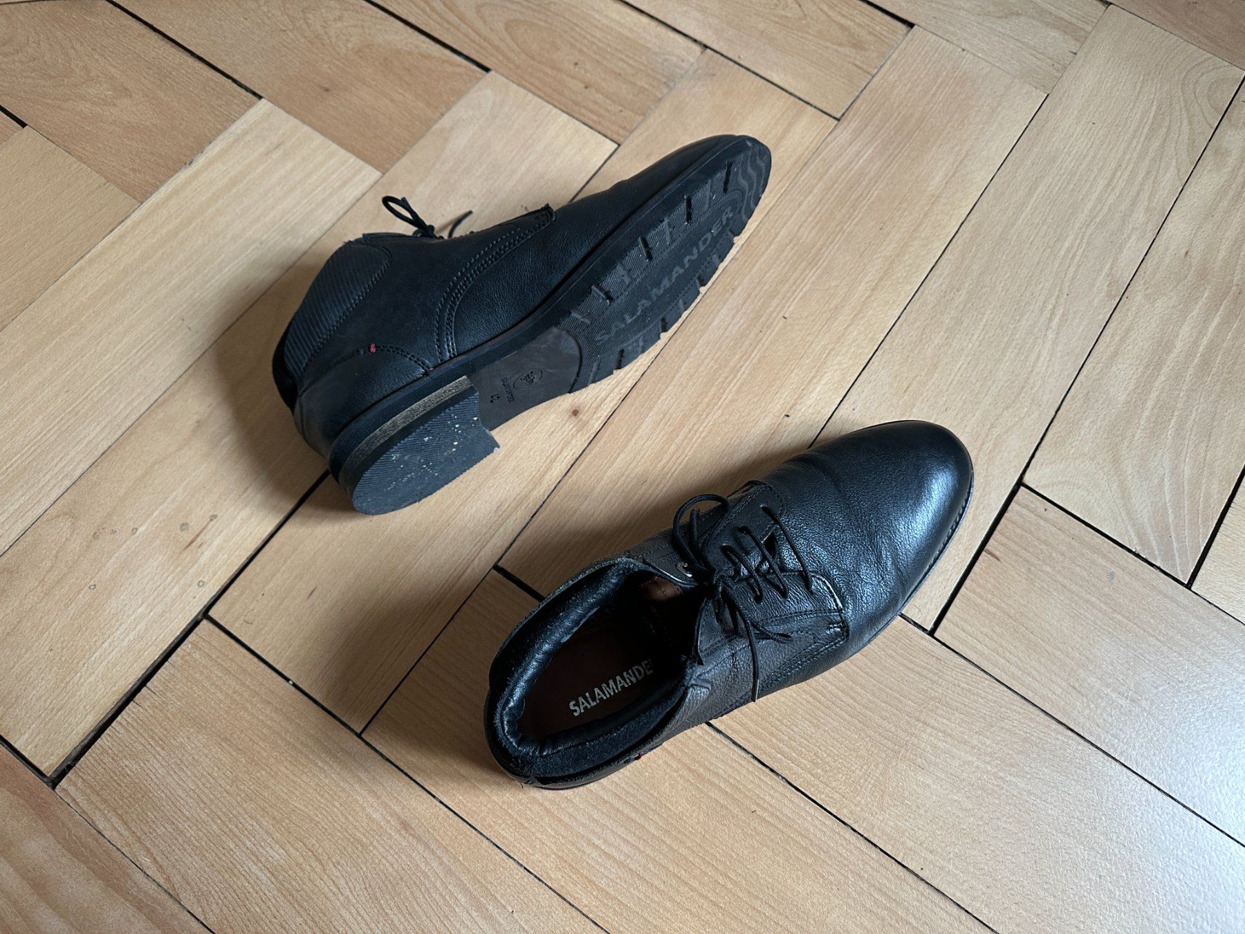 Salamander Herrenschuhe: SALAMANDER - Leder Halbschuhe schwarz 42 – Gebraucht aus Zürich von Diazaio 3