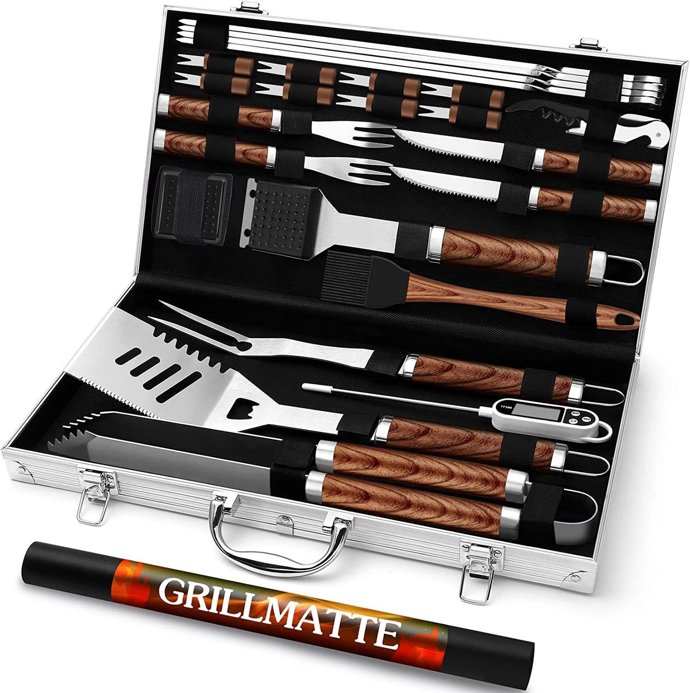 Set di posate: Edelstahl Grillzubehör Set – Nuovo e nell'imballaggio originale da Nuglar venduto da SaleRitter