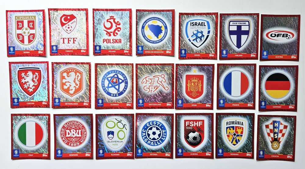 Stickers Topps euro 2024 Suisse Editions écussons Kaufen auf Ricardo