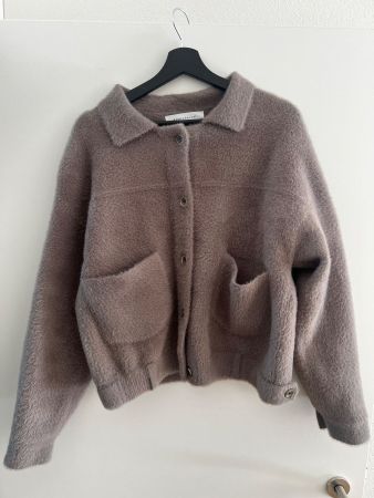 🤎 Rino & Pelle Strickjacke – Greige, Gr. M 🤎