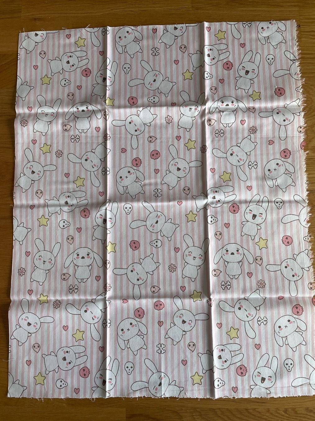 Stoffe: Fat quarter/Coupon patchwork-couture Petits Lapins roses – Neu und originalverpackt aus Gland von san_xz5j 5