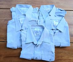 Lot de 5 chemises militaires - armée suisse