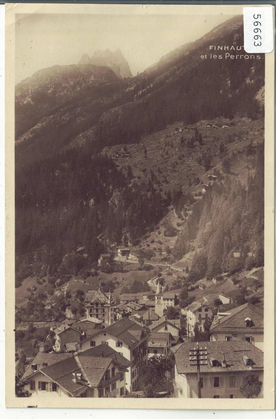 Ansichtskarten: Finhaut et les Perrons – Gebraucht aus Ettingen von Kartenplanet