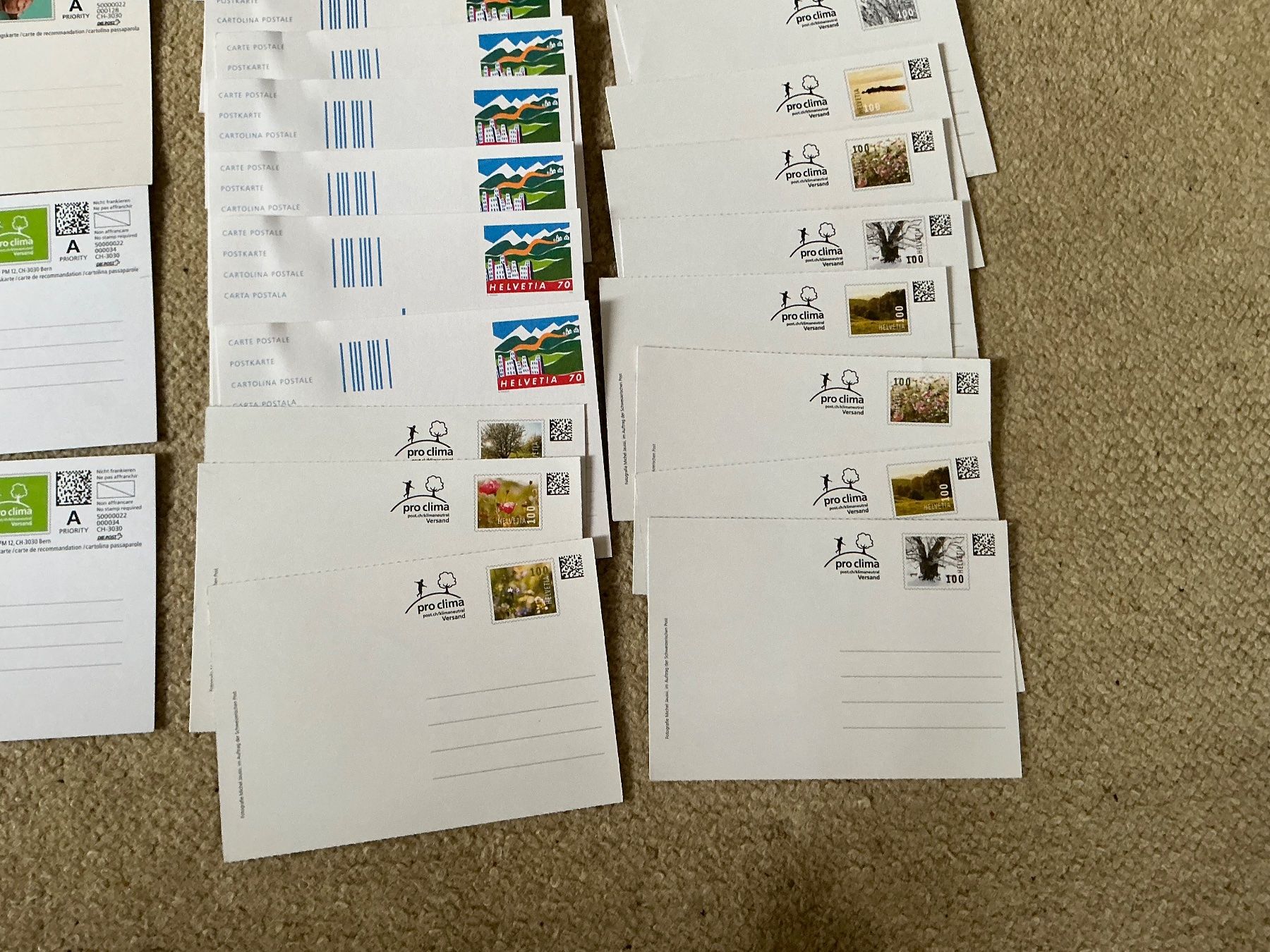 Tutti i francobolli: Konvolut Postkarten mit Briefmarken, Frankaturware – Usato da Jona venduto da Jancy60 4