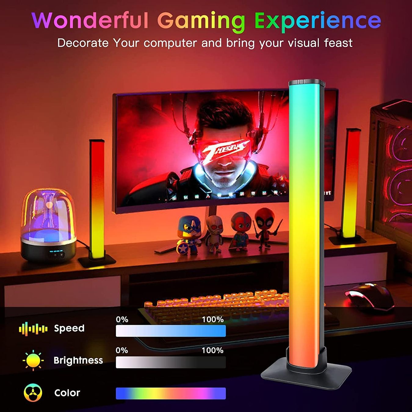 Lampes: LED Lightbar, 2stk Smart RGB – Neuf avec emballage d'origine à Nuglar par SaleRitter 4