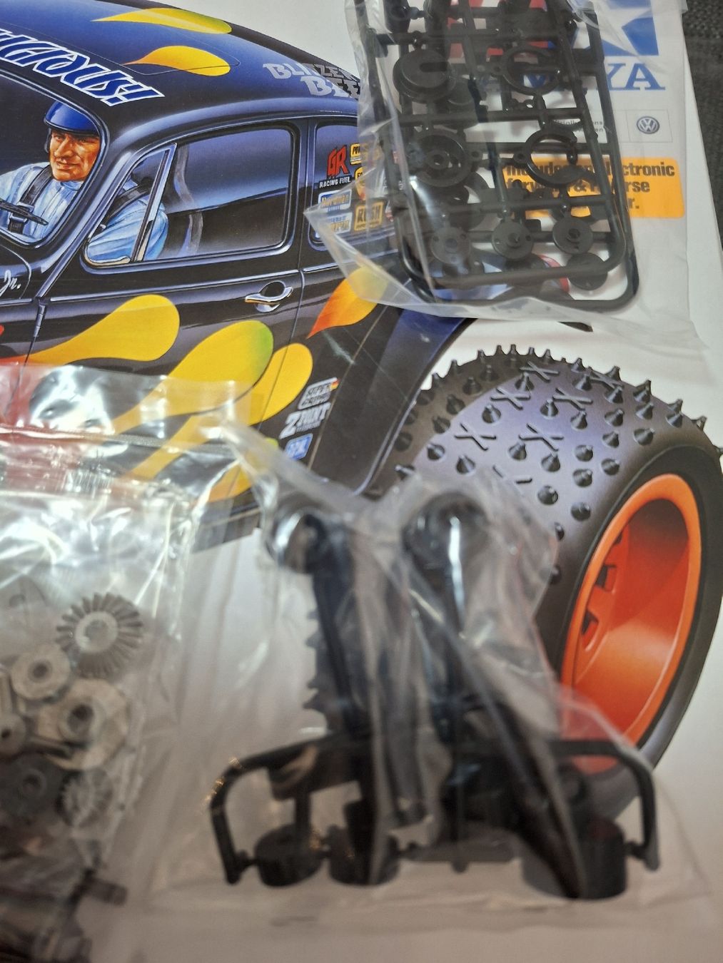 Tamiya Modellismo RC: Tamiya Blitzer Beetle Schrauben / Dampfer / Antrieb Set – Nuovo (secondo la descrizione) da Schattdorf venduto da mamo1952 3