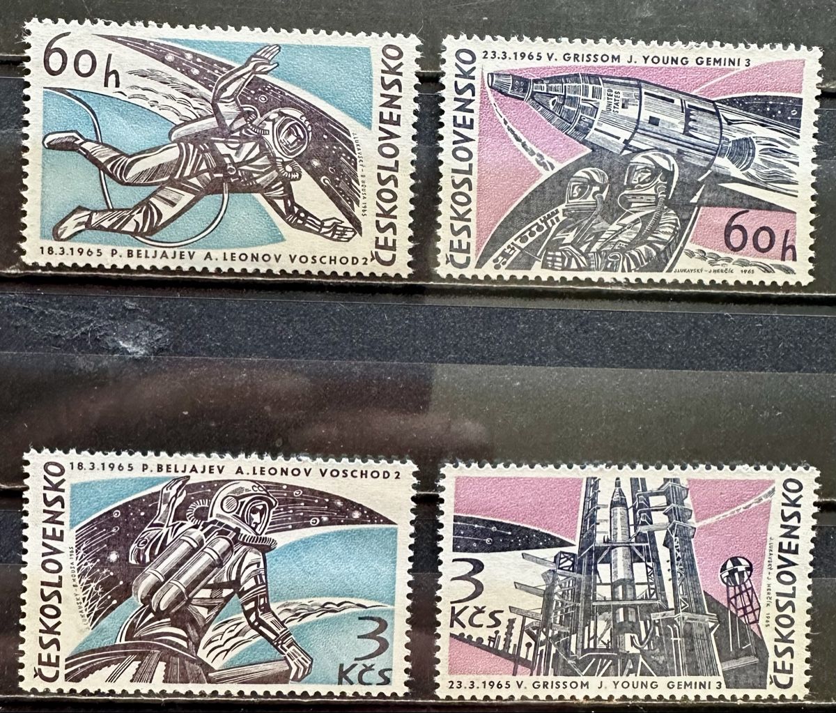 Tous les timbres: Tschechoslowakei / Weltraumflug  – Neuf (Voir description) à Duebendorf par Fczfanrobi