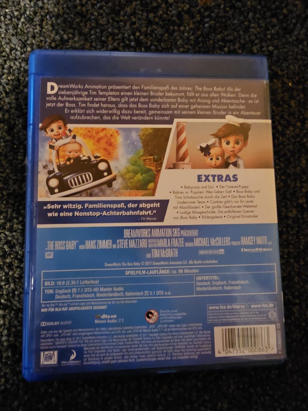 Tutti i DVDs: The Boss Baby Blu-ray – Usato da Ruswil venduto da jan_bxl5 1