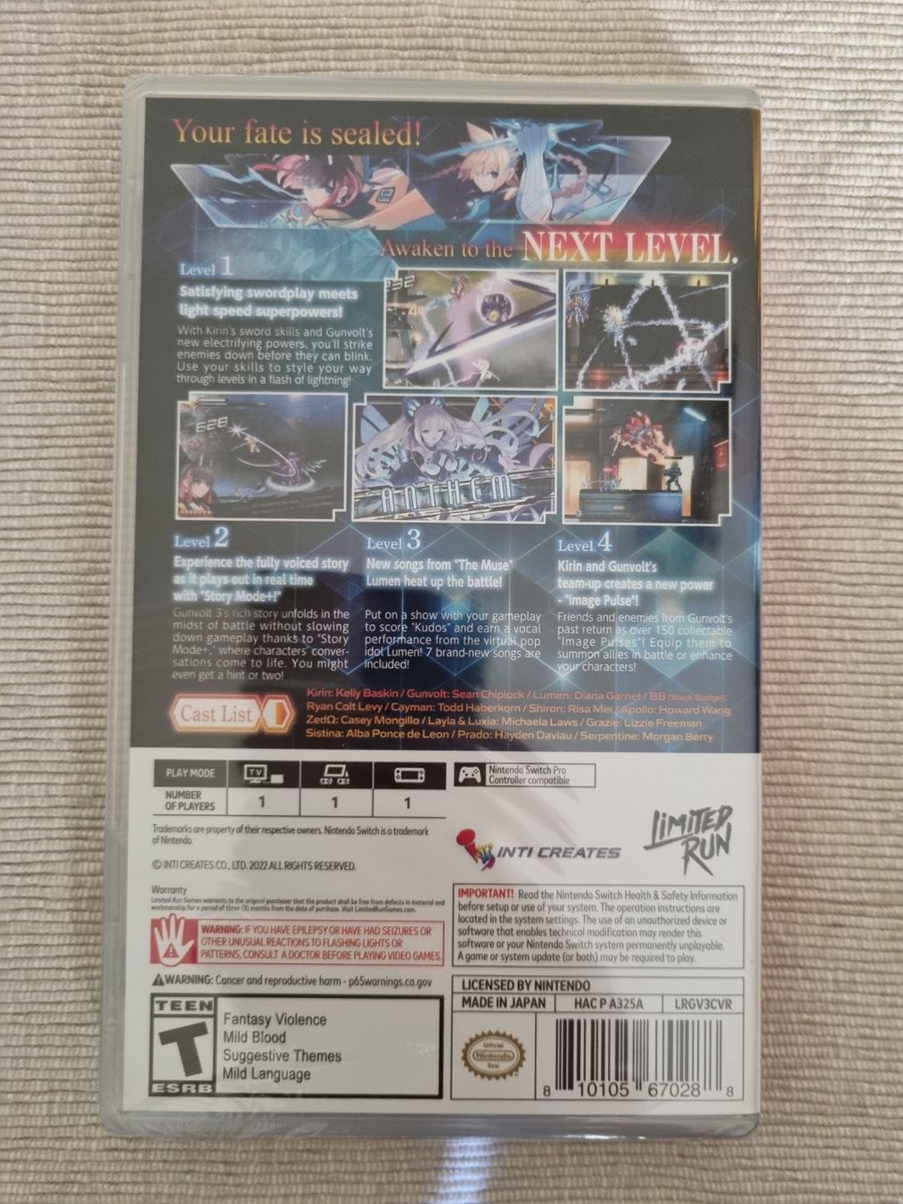 Nintendo Giochi: Azure Striker Gunvolt 3 - Nintendo Switch – Nuovo e nell'imballaggio originale da Denges venduto da old-school-89 3