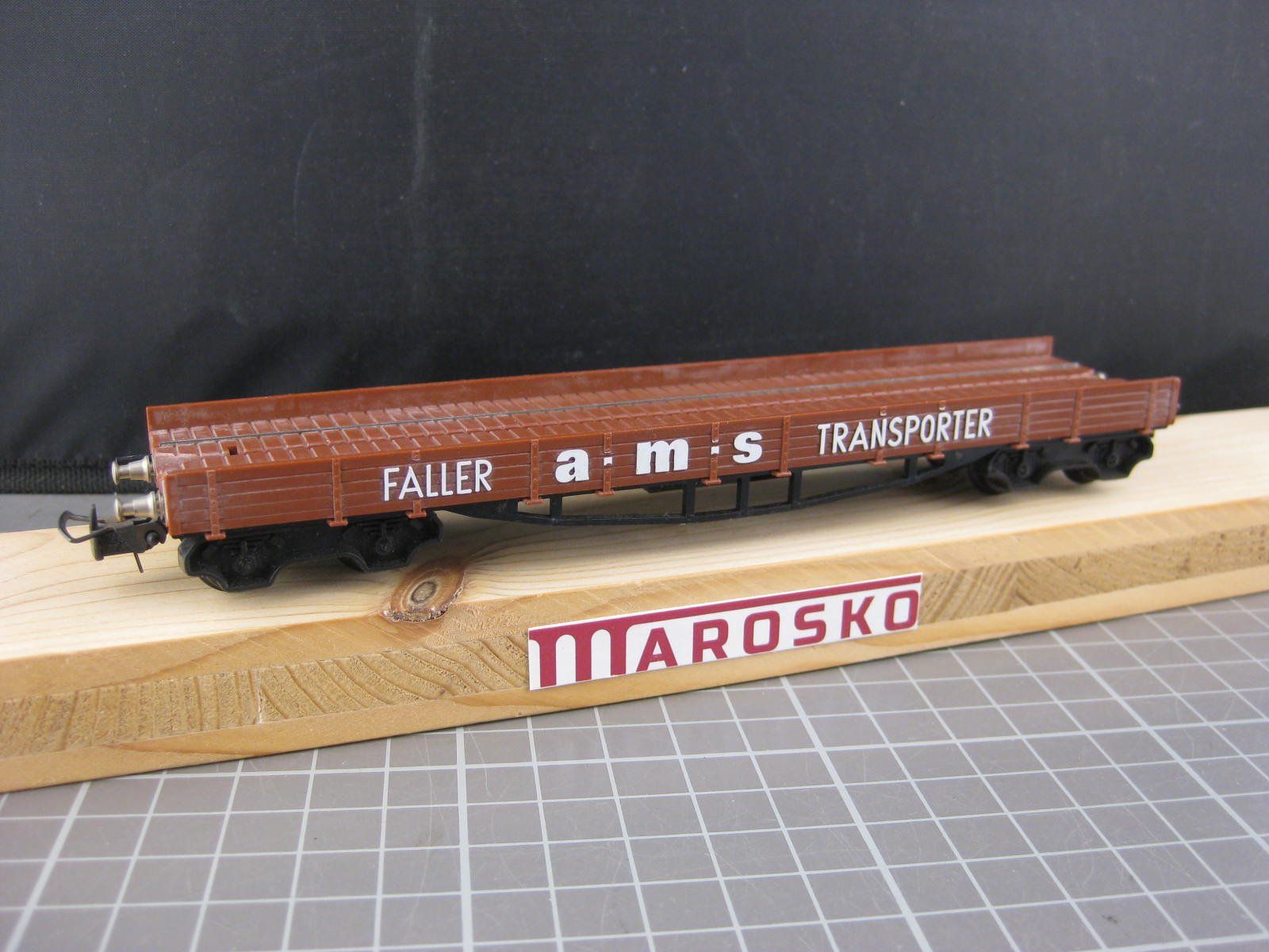 Faller Modelleisenbahnen: Faller ams Auto-Transportwagen, ohne OVP, sehr selten – Gebraucht aus Malters von Marosko