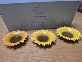 partylite Teelichthalter sonnenblumen trio