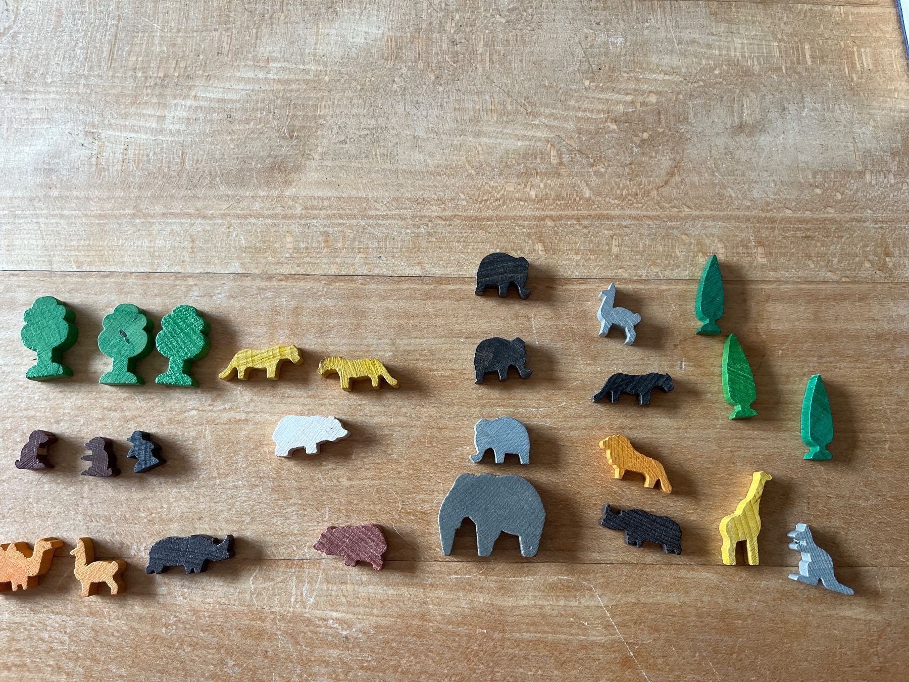 Giocattoli: Zoo Tiere aus Holz oder around the world – Usato da Aesch BL venduto da shuja01