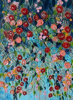Peinture D'art Tableaux Original on Canvas Roses 