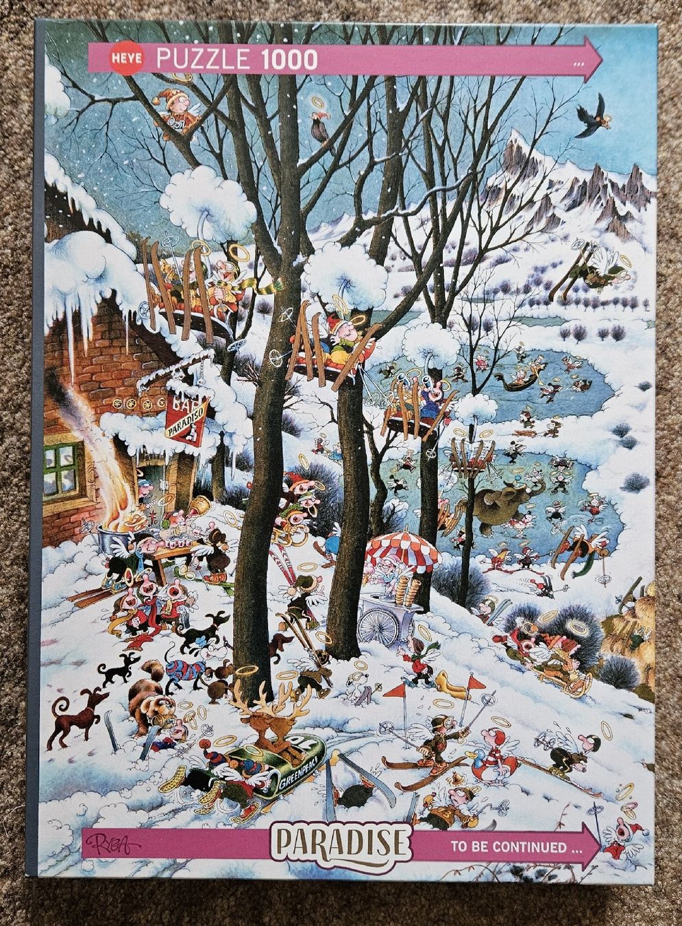 Heye Puzzle: Heye Puzzle 'Paradise In Winter', Michael Ryba – Nuovo (secondo la descrizione) da Teufen AR venduto da patchouli13
