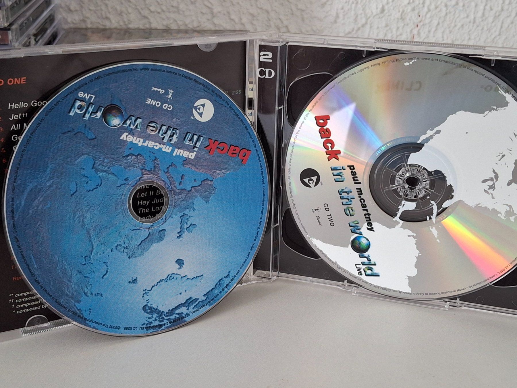 CD: 2CD Paul McCartney - Back in the World Live – Usato da Aarberg venduto da Jackup1 2