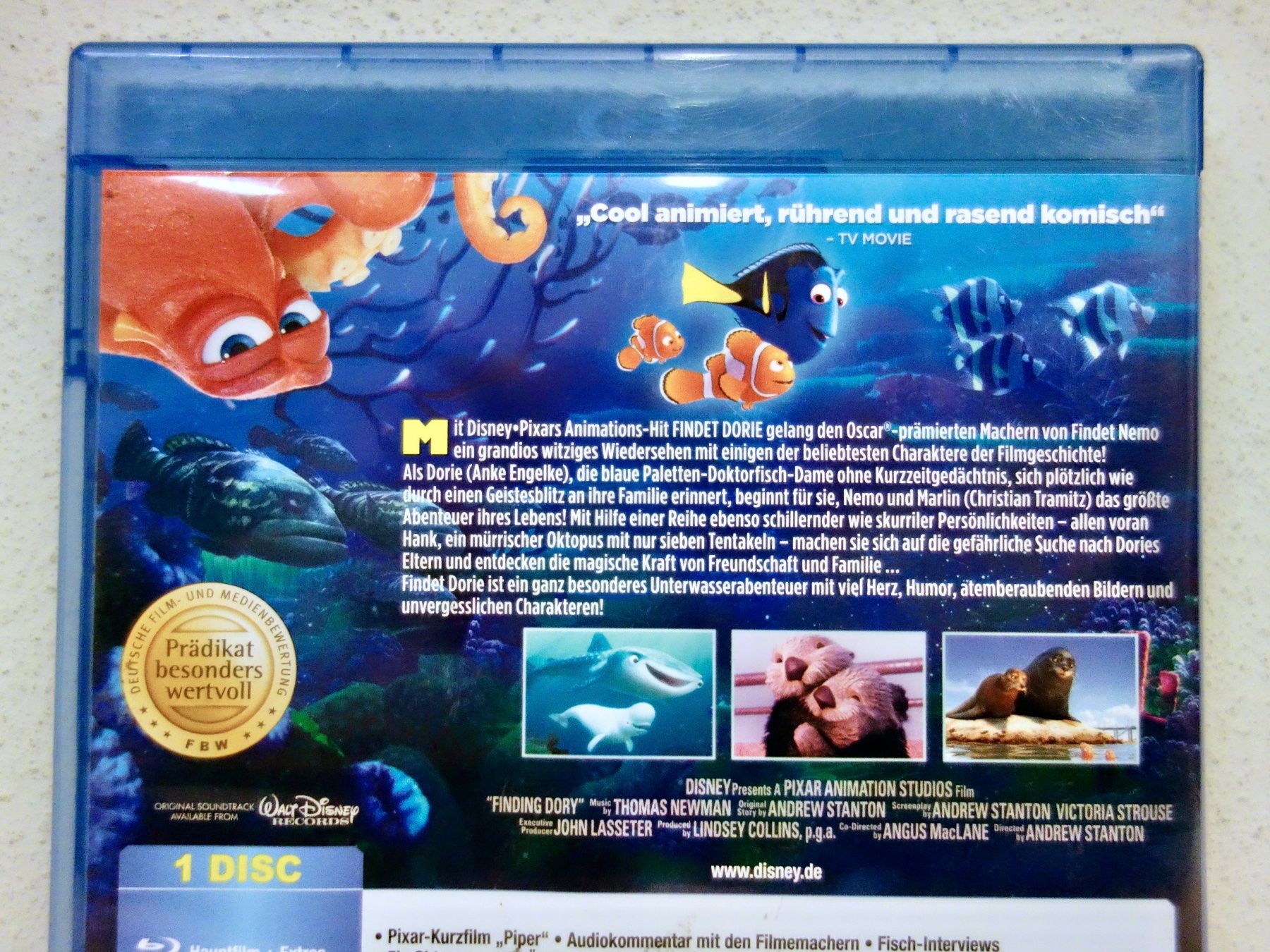 Alle DVDs: BLU-RAY DVD FINDET DORIE DISNEY PIXAR – Neu (gemäss Beschreibung) aus Kerzers von wisaundso 2