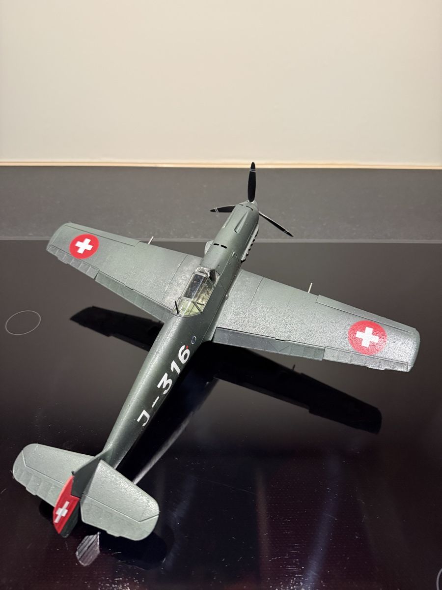 Schweizer Armee Modellbausätze & Standmodelle: 1/32 Model BF 109 E3 CH-Luftwaffe – Neu (gemäss Beschreibung) aus Ueken von ming-wing 4