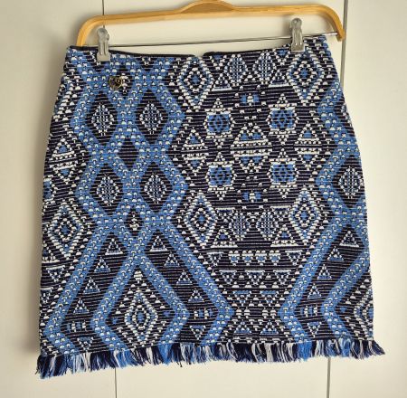 BLUTSGESCHWISTER  🖤💙  "brezel"  rock blau Grösse L