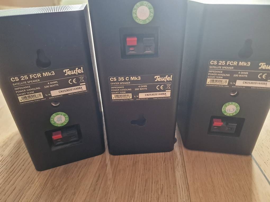 Teufel CS 25 FCR Mk3 + CS 35 C Mk3 Heimkino Lautsprecher (Gebraucht) in ...