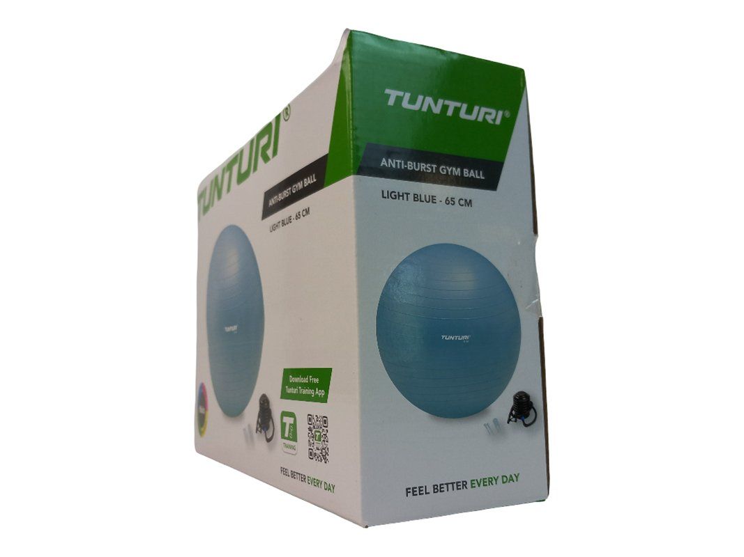 Tunturi Hometrainer: TUNTURI Gym Ball Hellblau 65 cm – Neu (gemäss Beschreibung) aus Hünenberg von Restwert_Zug 1