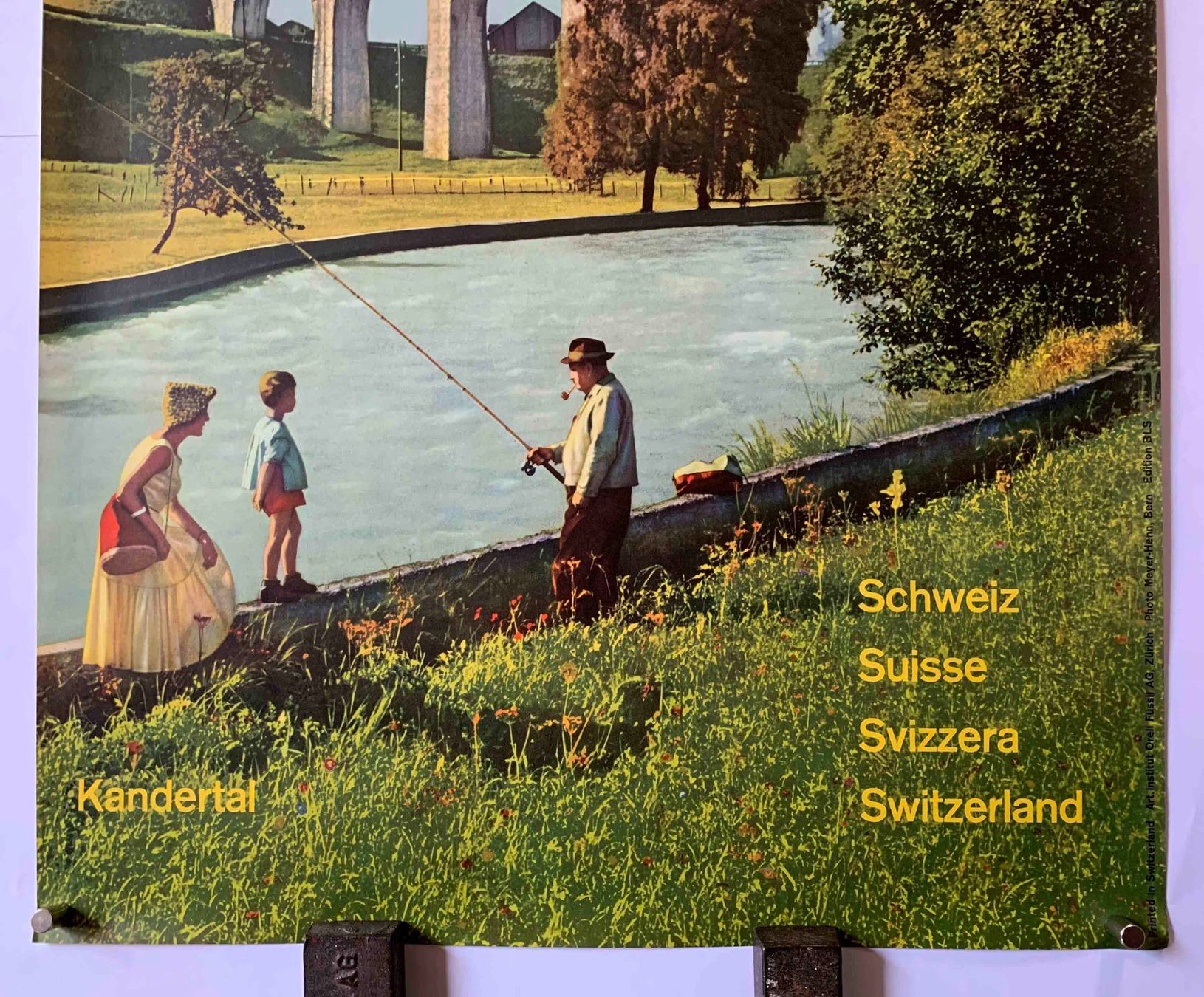 Foto & Immagini: Bern-Loetschberg-Simplon vintage Poster Plakat – Usato da Goldau venduto da Balkonia09 2