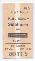 Schiff-B. Biel/Bienne - Solothurn BSG