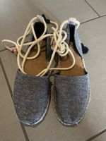 TOMS Espadrilles Gr. 36 Sommerschuhe Schnürschuhe blau