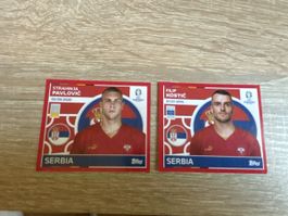 Carte euro 2024, Serbie numéro 5 et 18