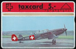Taxcard 106D_15306 Kampfflugzeug C 3603 ungebraucht