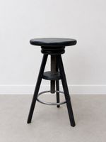 Vintage Holzhocker / Drehstuhl